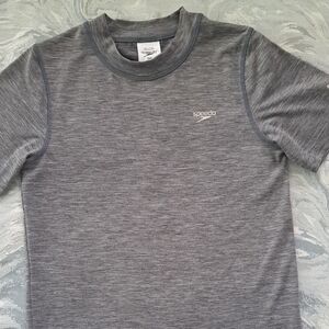 Speedo Kids Charcoal Short Sleeve Tee